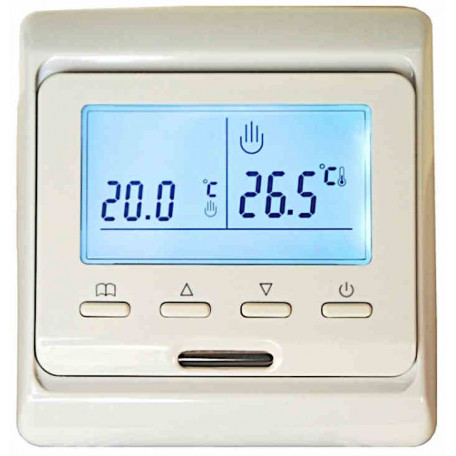 Терморегулятор для теплого пола RTC E51.716 (белый)